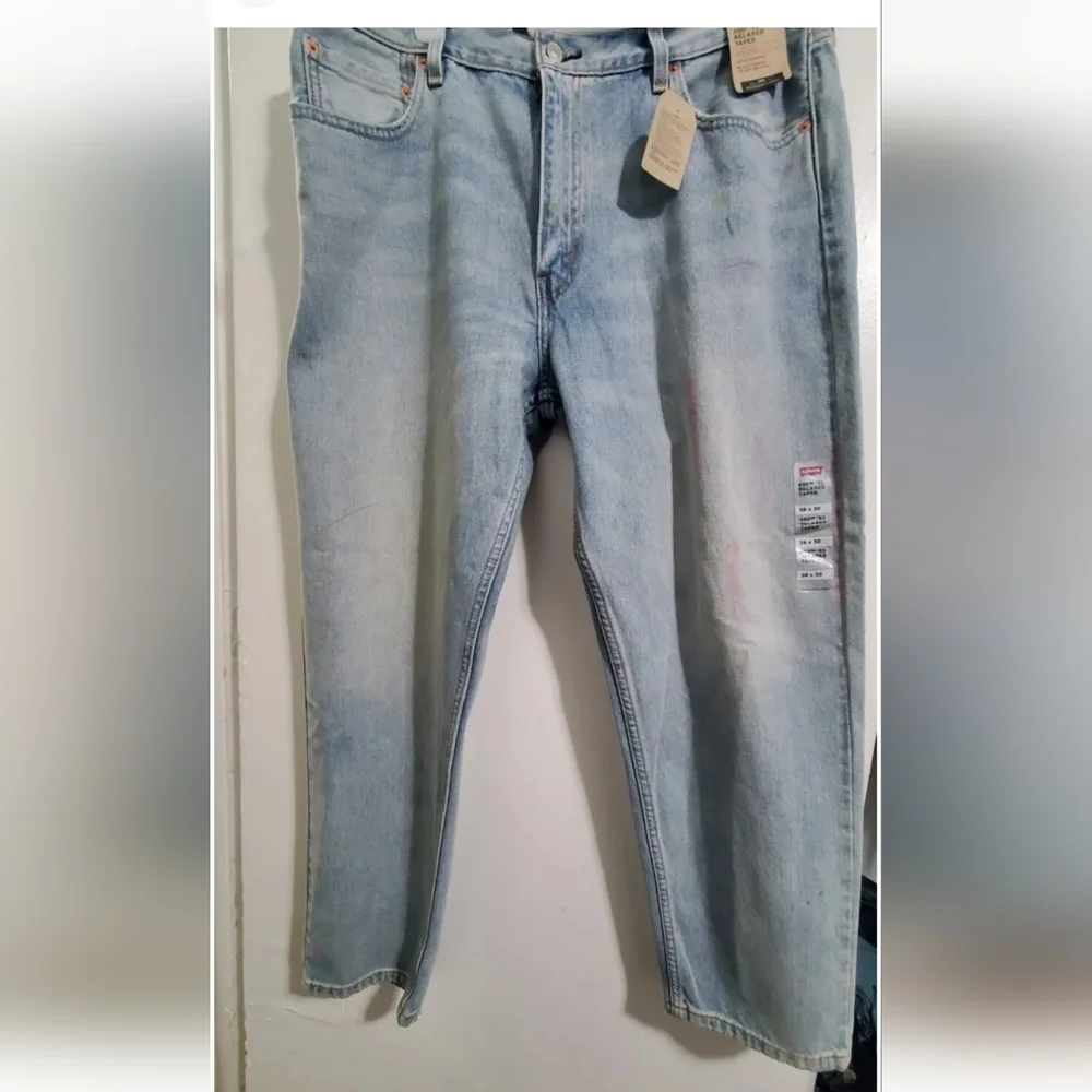 NWT Levi’s 550 ’92 Men’s Relaxed Taper Fit Jeans Blue, Size 38x30